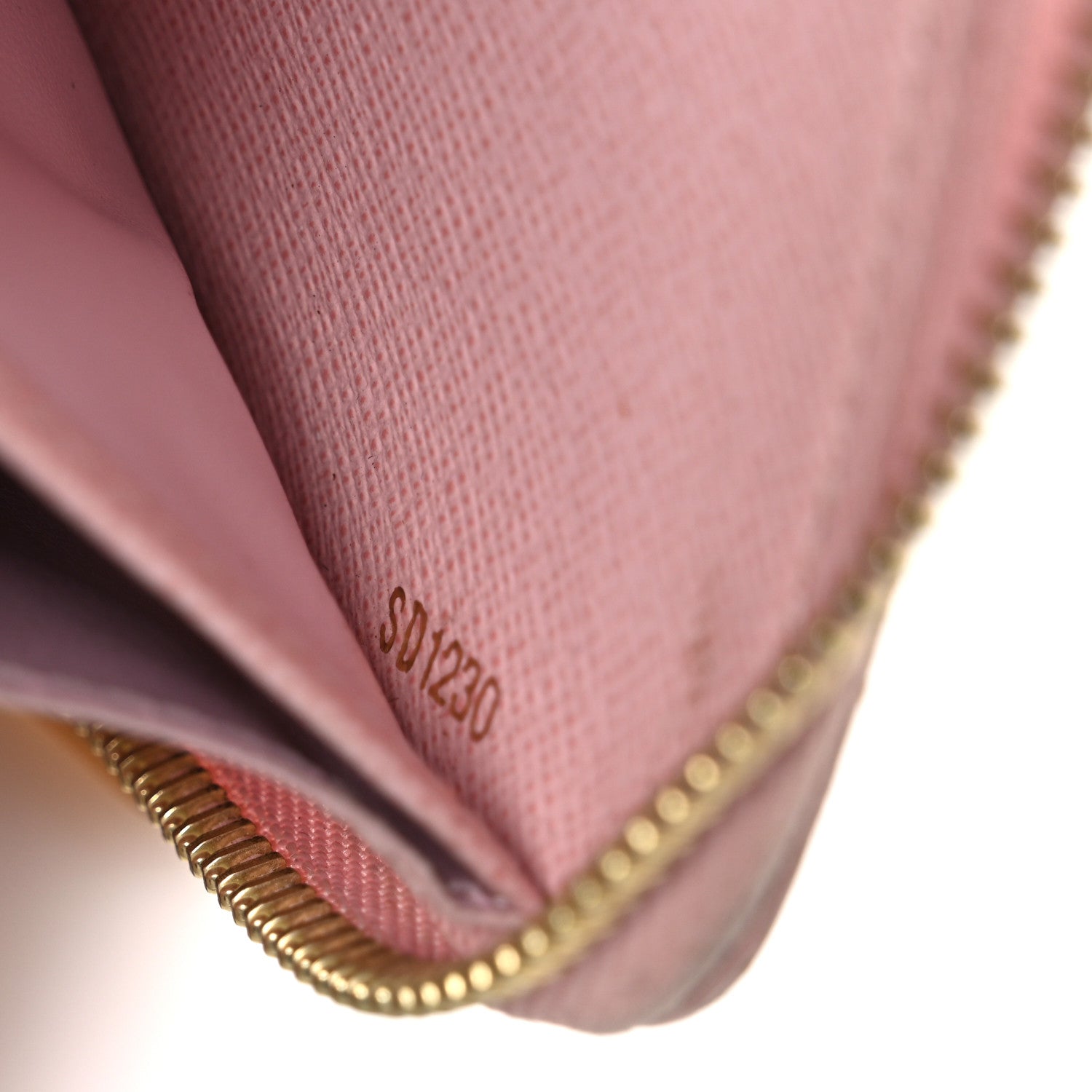 Louis Vuitton Damier Azur Zippy Wallet Rose Ballerine
