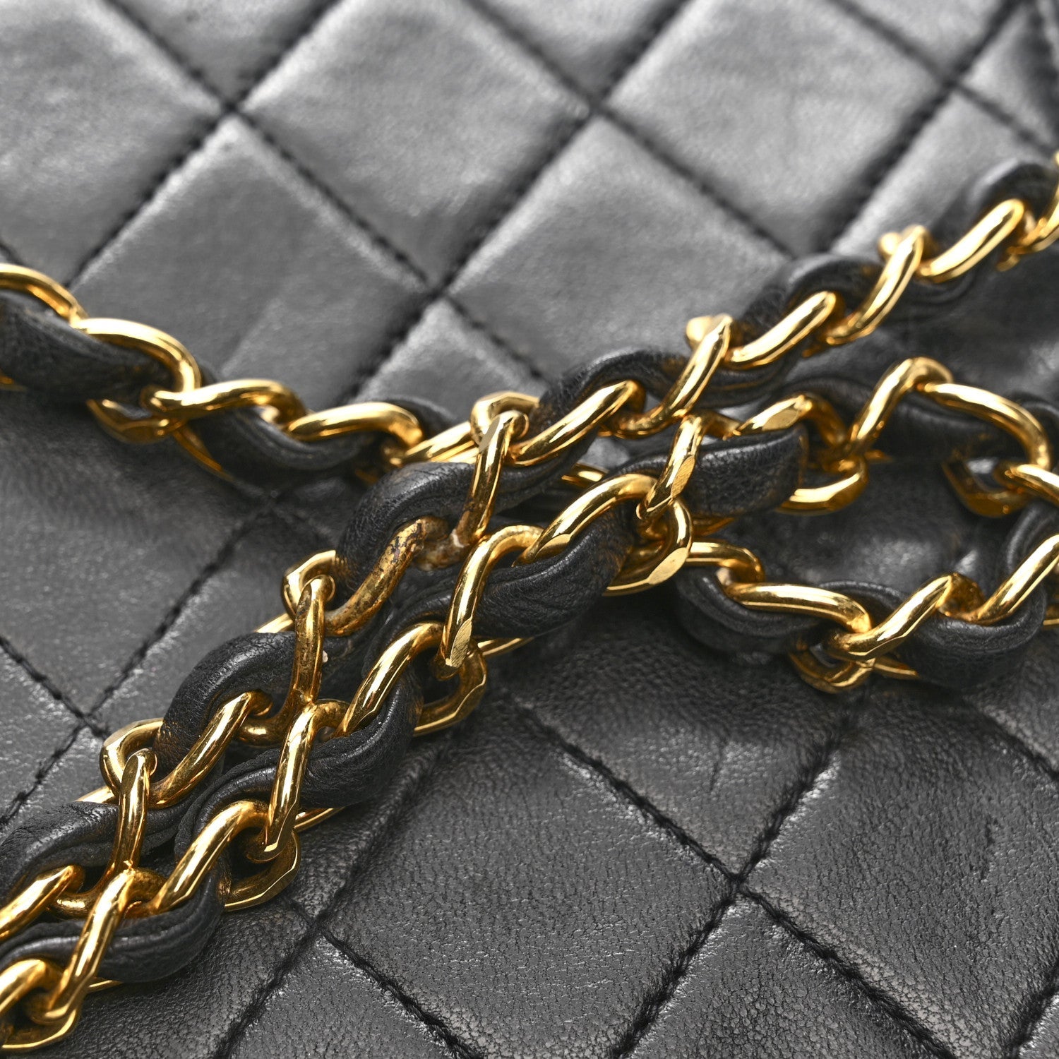 Chanel Lambskin Quilted Small Single Flap Bag Black