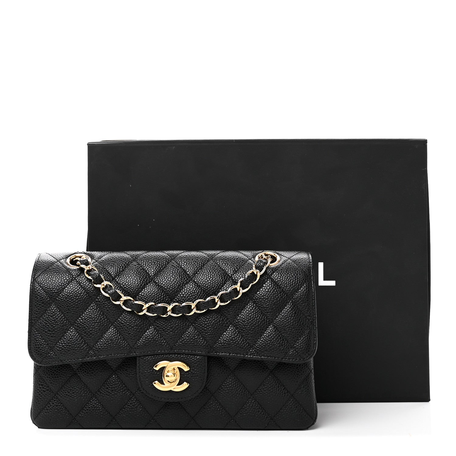 Chanel Caviar Quilted Small Double Flap Black