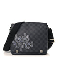 Louis Vuitton Damier Graphite Logo District PM Grey