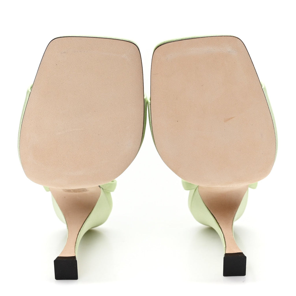 Gucci Satin Crystal Horsebit Sandal Pumps 36.5