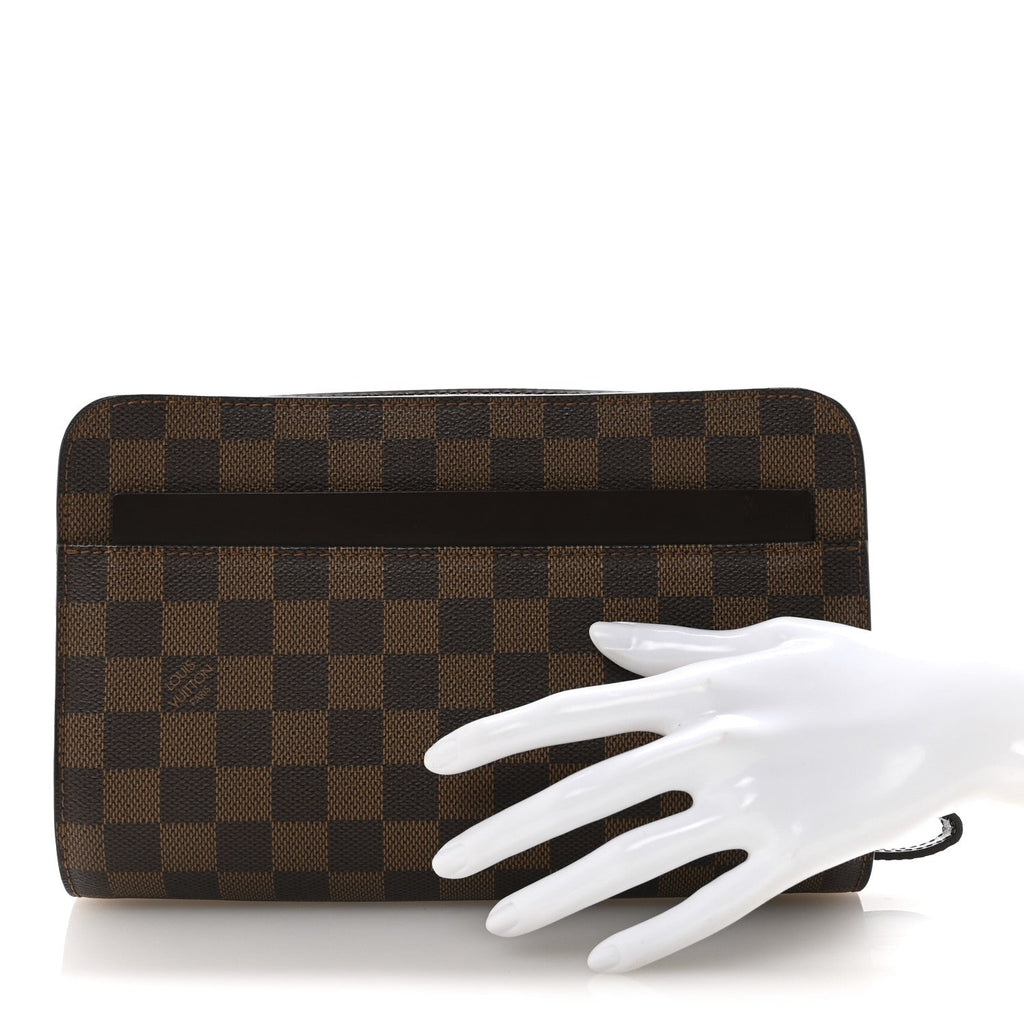 Louis Vuitton Damier Ebene Pochette Saint Louis Clutch