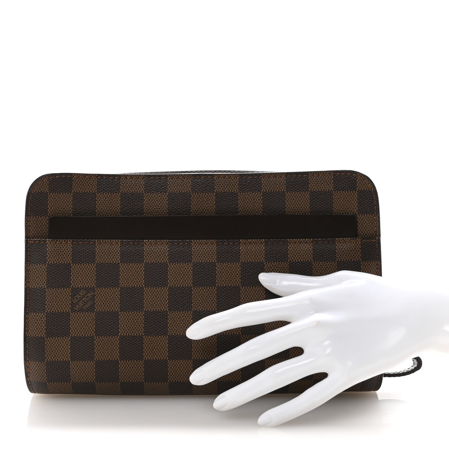 Louis Vuitton Damier Ebene Pochette Saint Louis Clutch