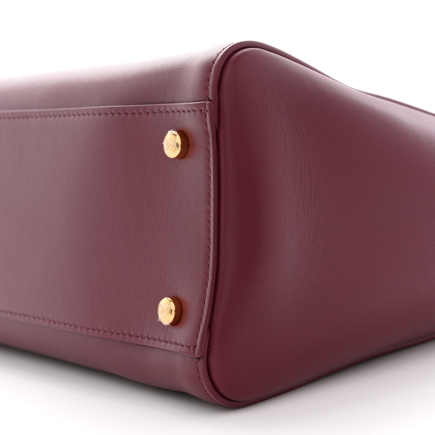 Chanel Calfskin Archetype Small Shopping Tote Dark Burgundy