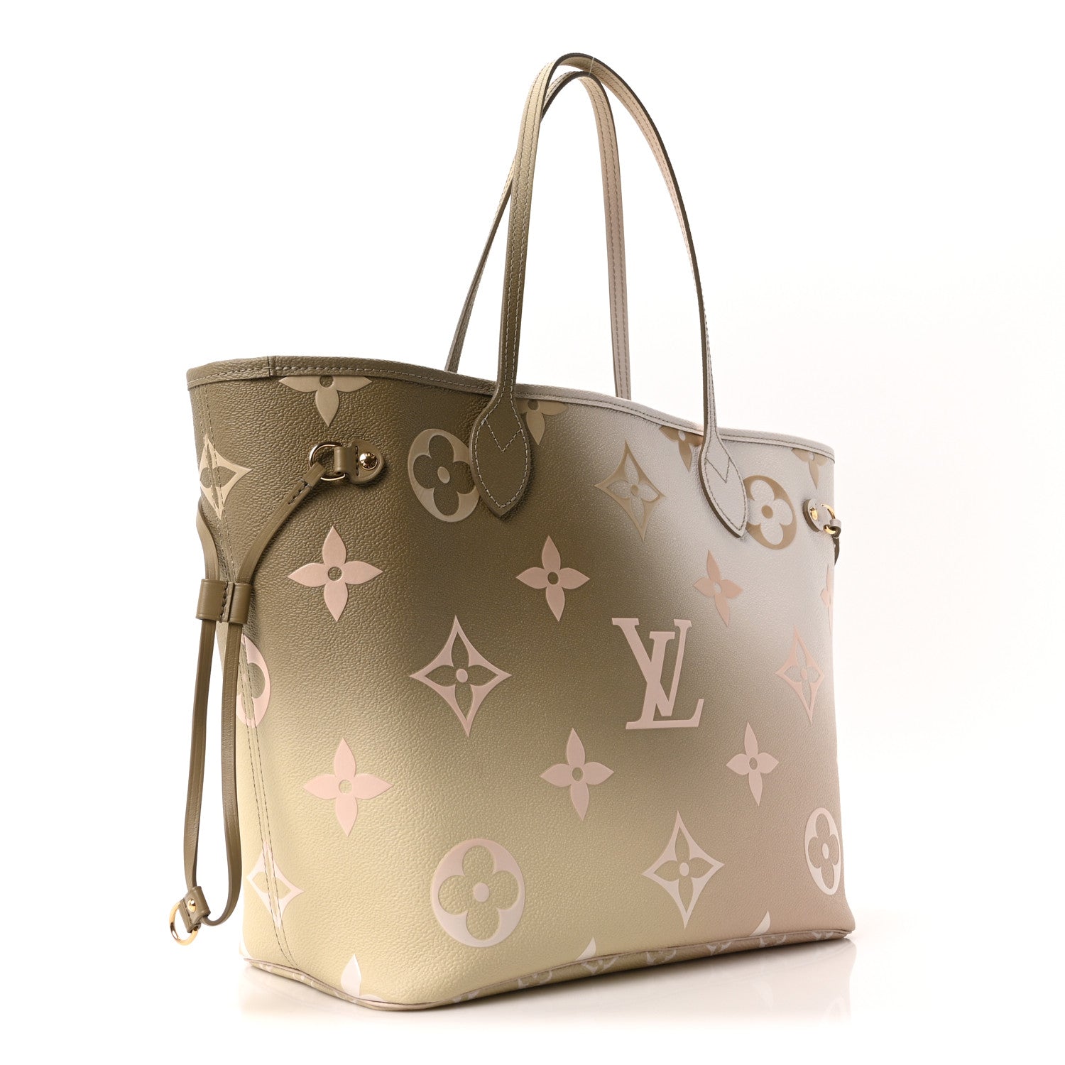 Louis Vuitton Monogram Giant Spring In The City Neverfull MM Sunset Kaki