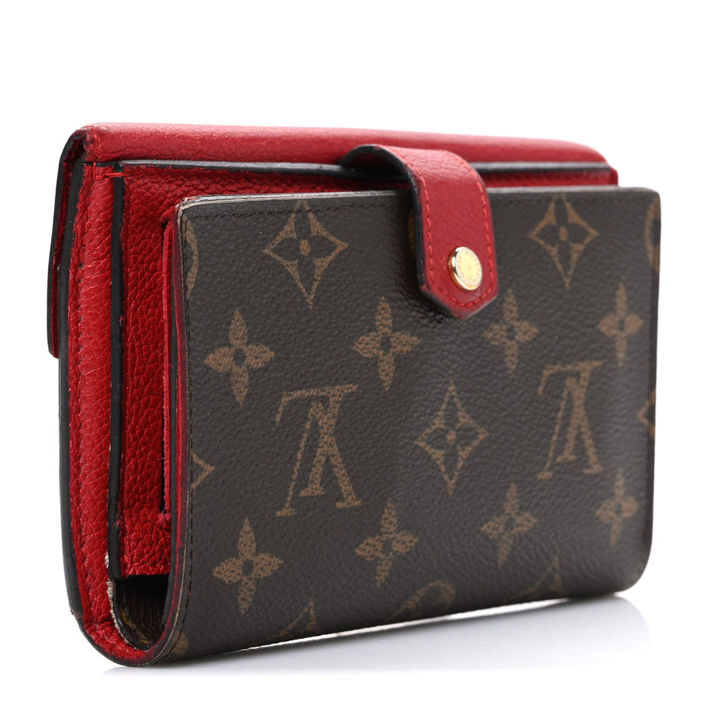 Louis Vuitton Monogram Pallas Compact Wallet Cherry