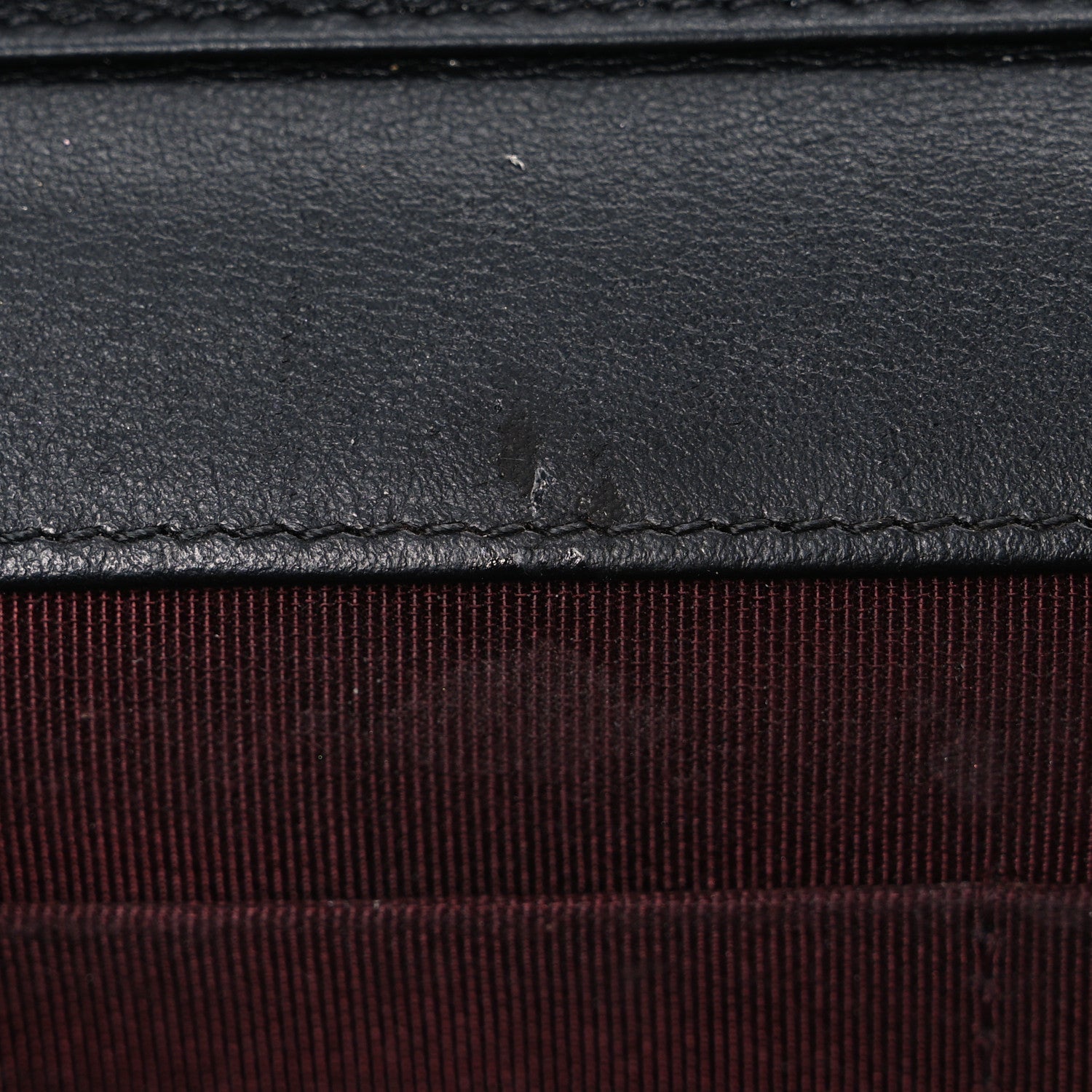 Chanel Aged Calfskin Lucky Charms 2.55 Reissue Wallet on Chain WOC Black