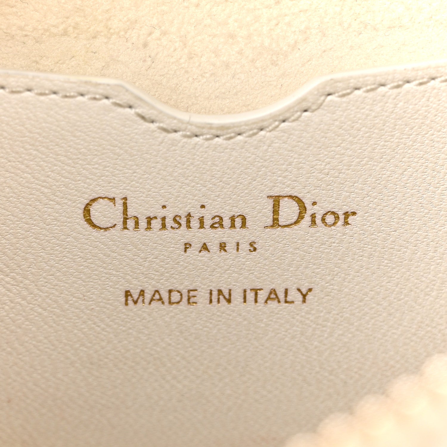 Christian Dior Lambskin Cannage Small Dior Vibe Hobo Bag White
