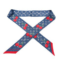 Louis Vuitton LV X TM Silk Monogram Cerises Bandeau Denim Blue