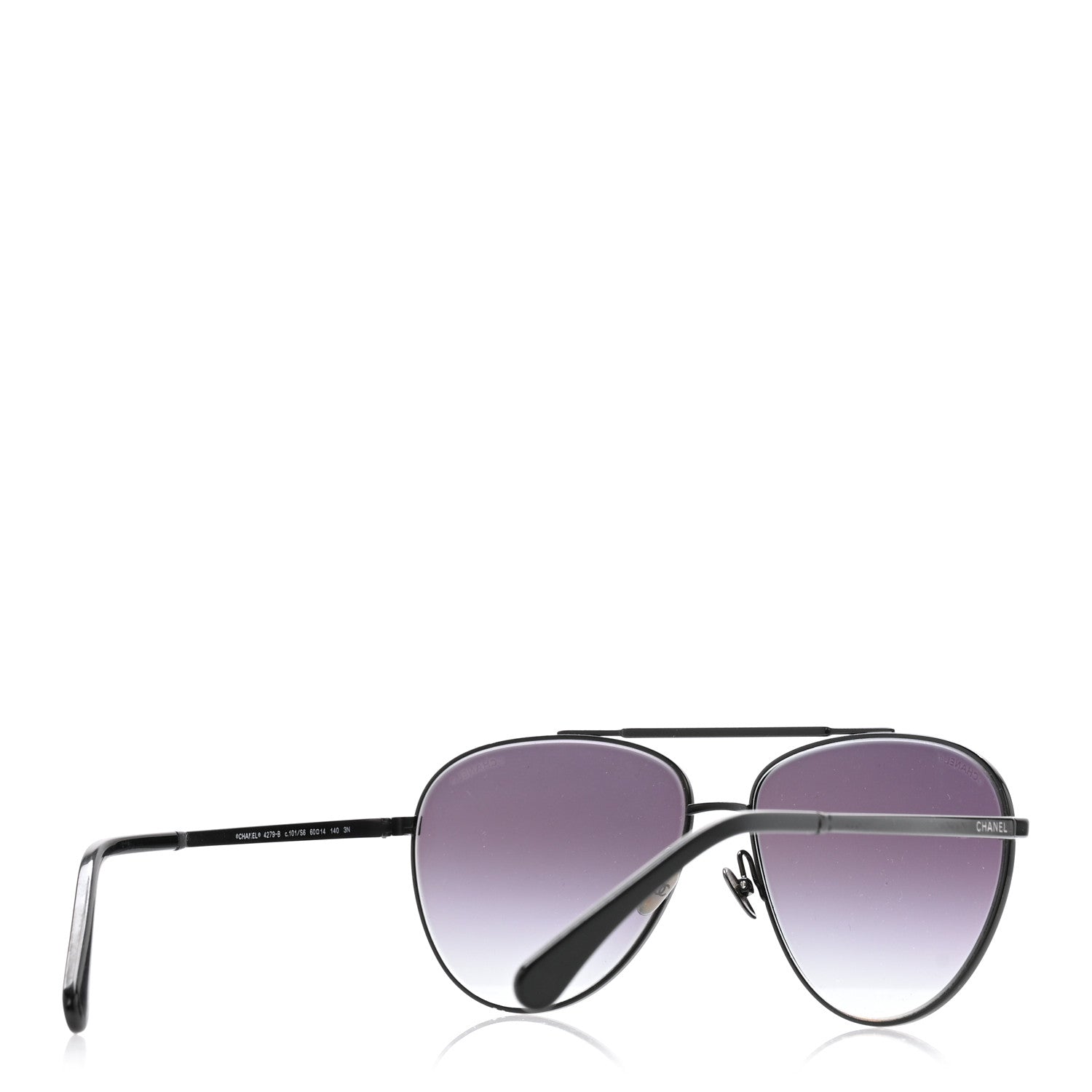 Metal Aviator Sunglasses 4279-B Black
