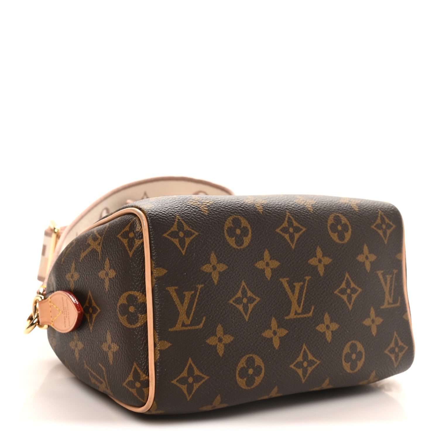 Louis Vuitton Monogram Speedy Bandouliere 20 Beige