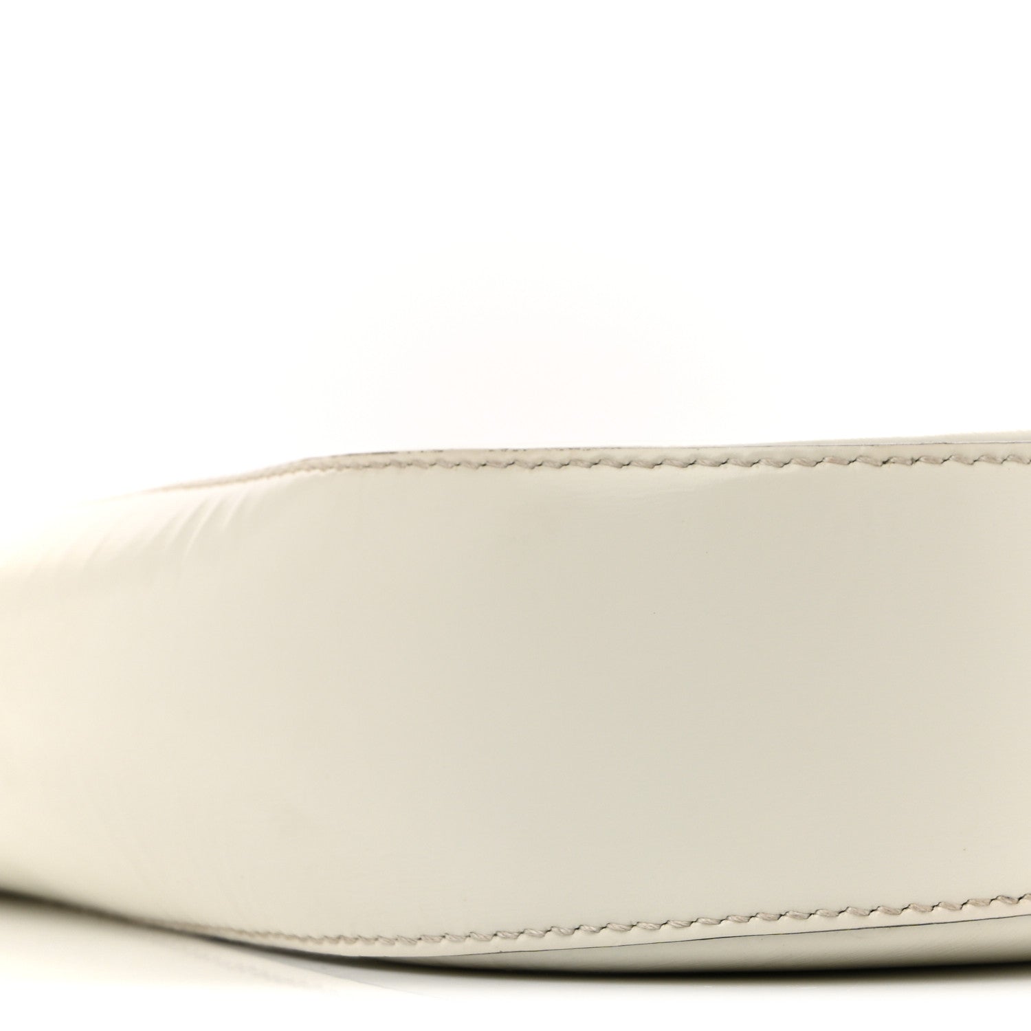 Prada Brushed Calfskin Cleo Adjustable Strap Shoulder Bag White