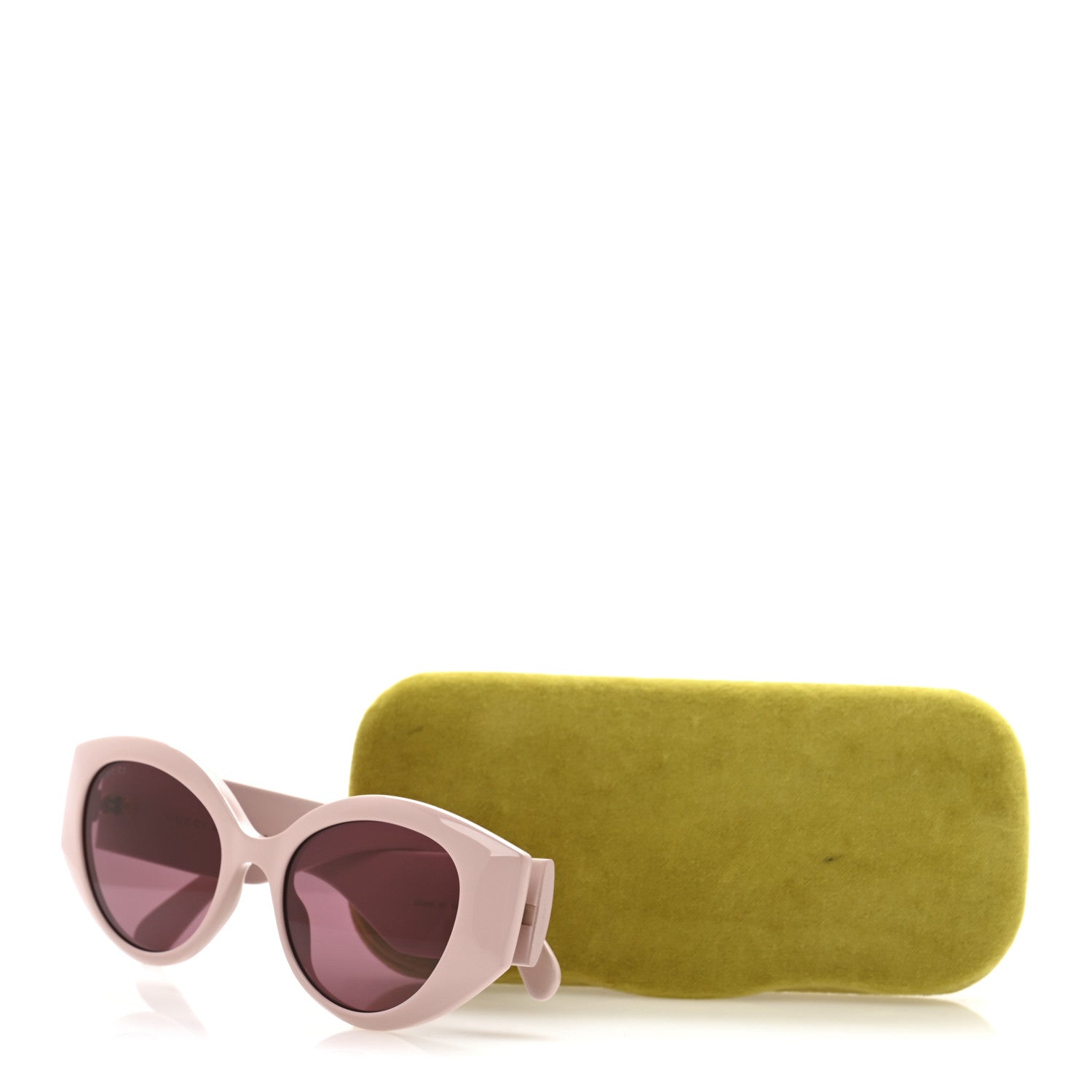 Gucci Acetate GG Cat Eye Sunglasses GG0809S Pink