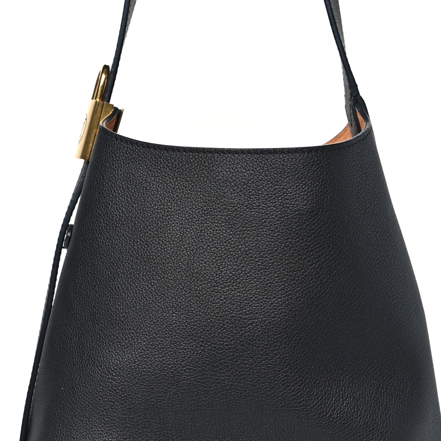 Louis Vuitton Grained Calfskin Low Key Hobo PM Black