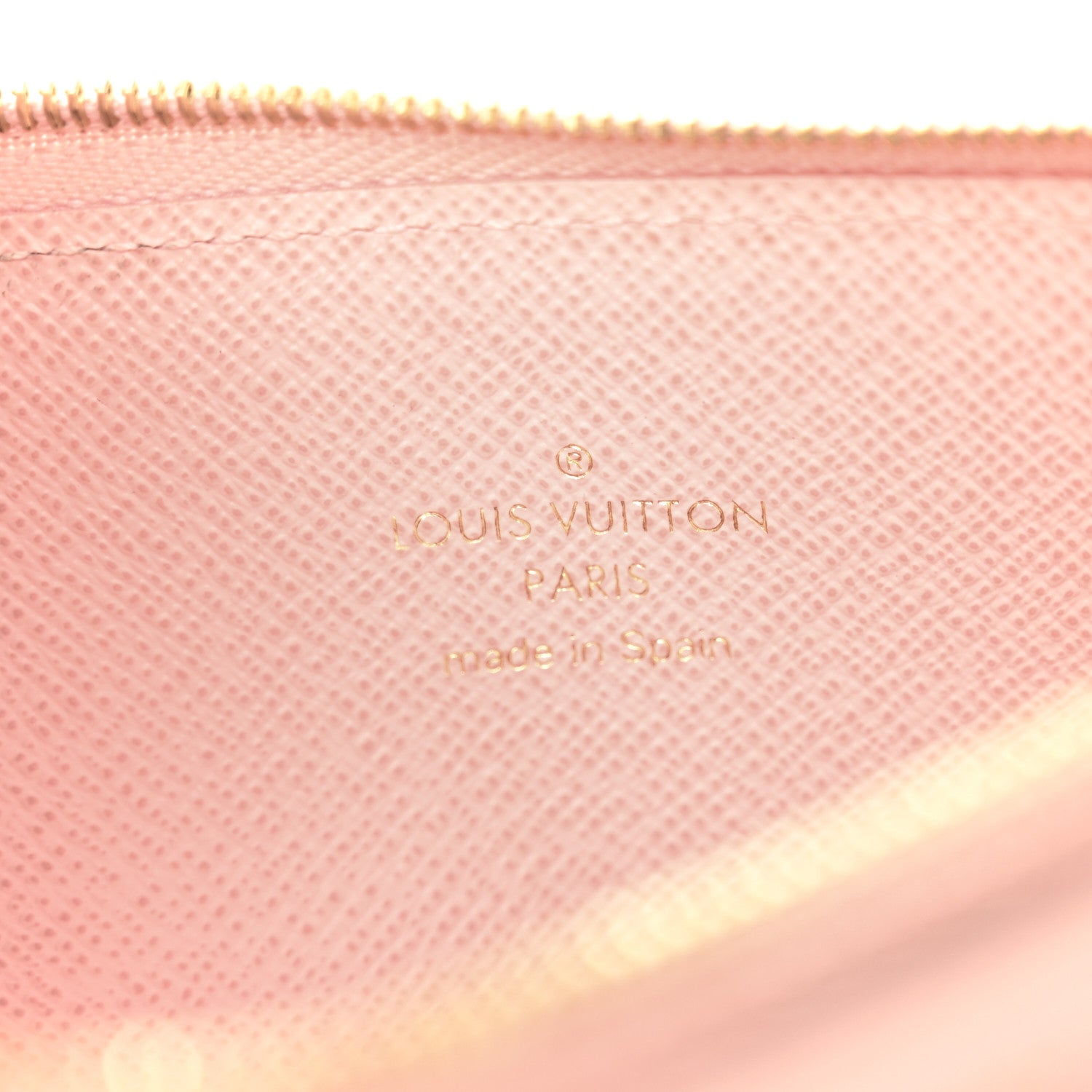 Louis Vuitton Damier Azur Slim Purse Rose Ballerine