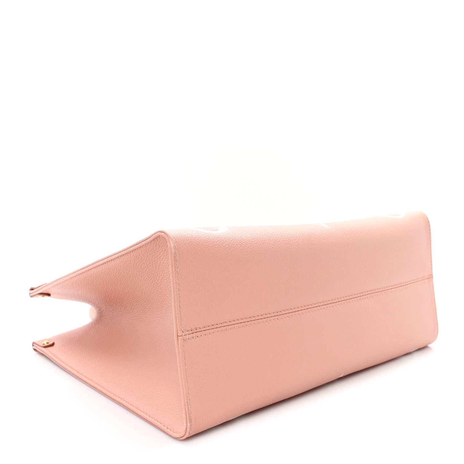 Louis Vuitton Empreinte Monogram Giant Onthego MM Rose Trianon Creme