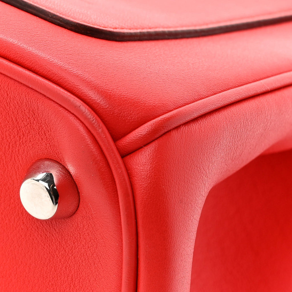 Christian Dior Calfskin Small Be Dior Flap Red