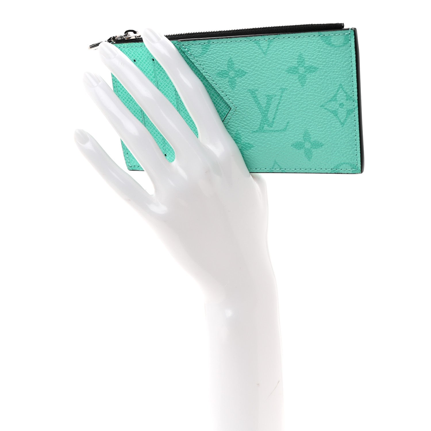 Louis Vuitton Taigarama Coin Card Holder Miami Green