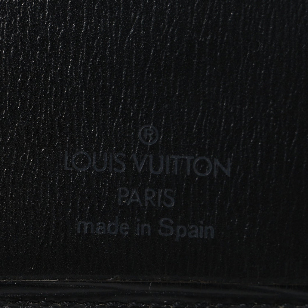 Louis Vuitton Epi Pocket Agenda Cover Black