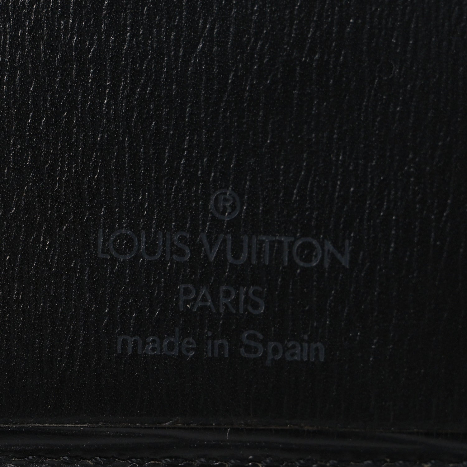 Louis Vuitton Epi Pocket Agenda Cover Black