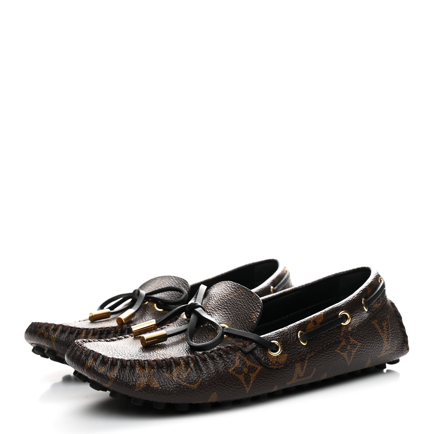 Louis Vuitton Patent Monogram Gloria Loafers 35