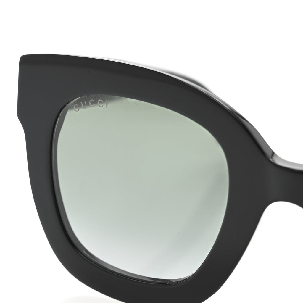 Gucci Round Frame Star Sunglasses GG0208S Black
