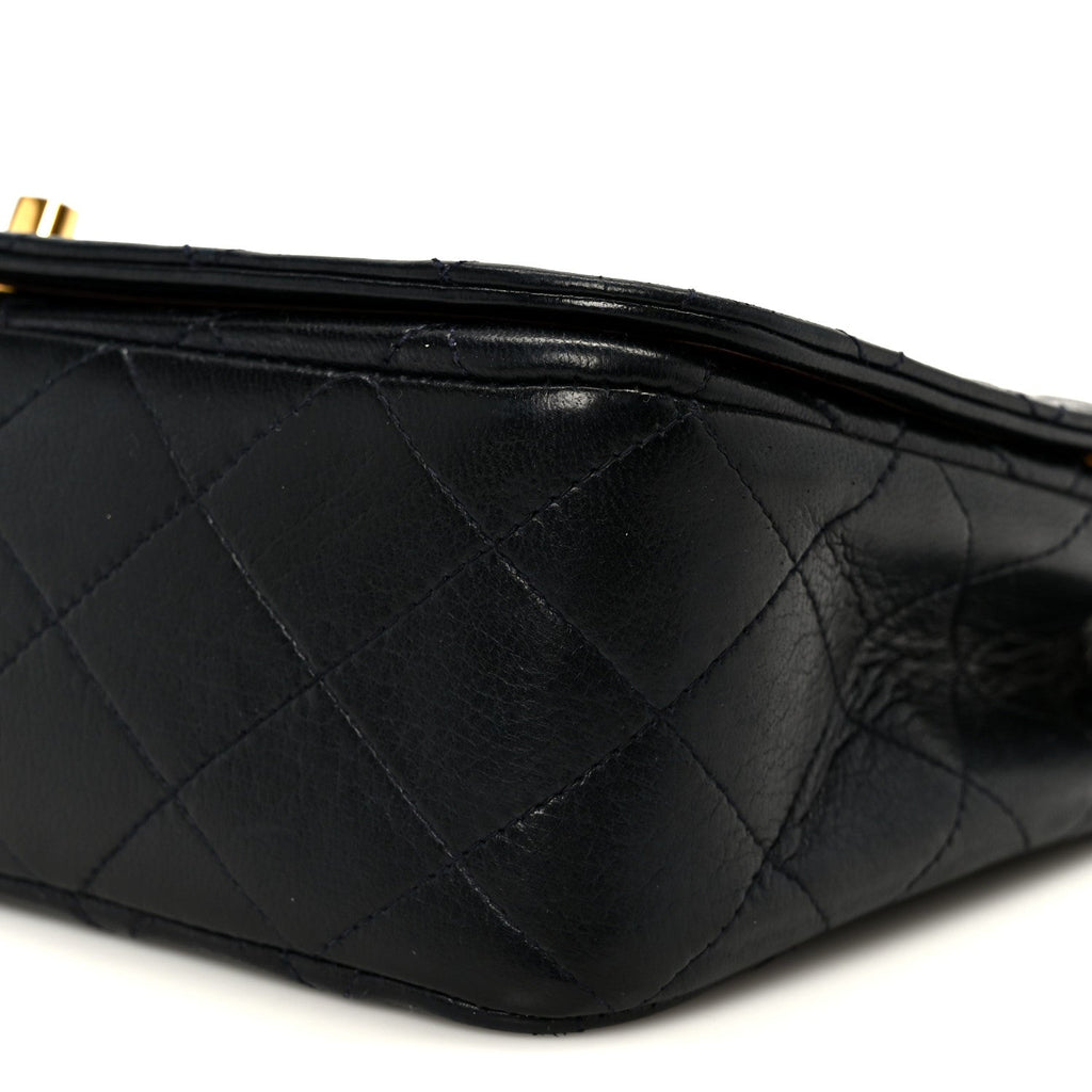 Chanel Lambskin Quilted Full Flap Black