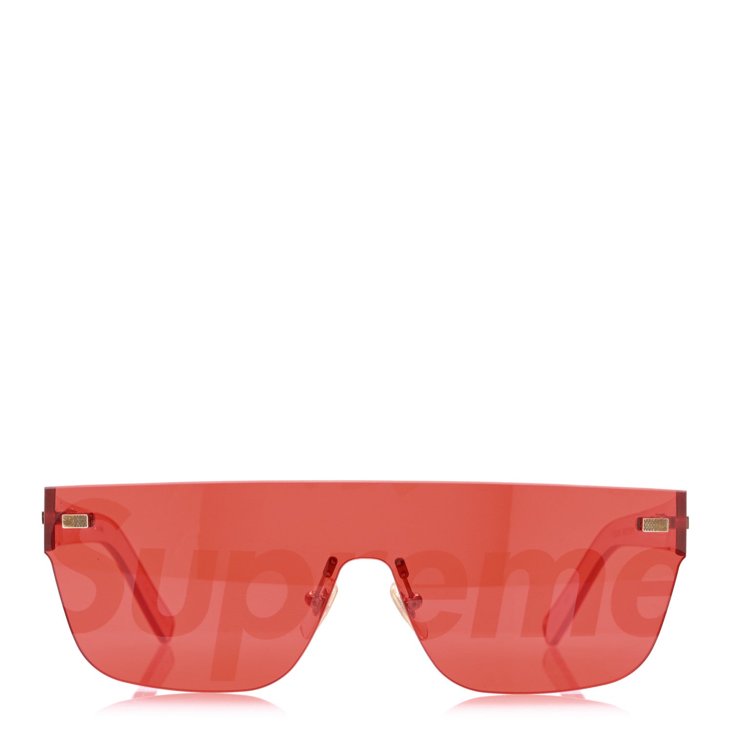 Louis Vuitton X SUPREME City Mask Sunglasses Coquelicot