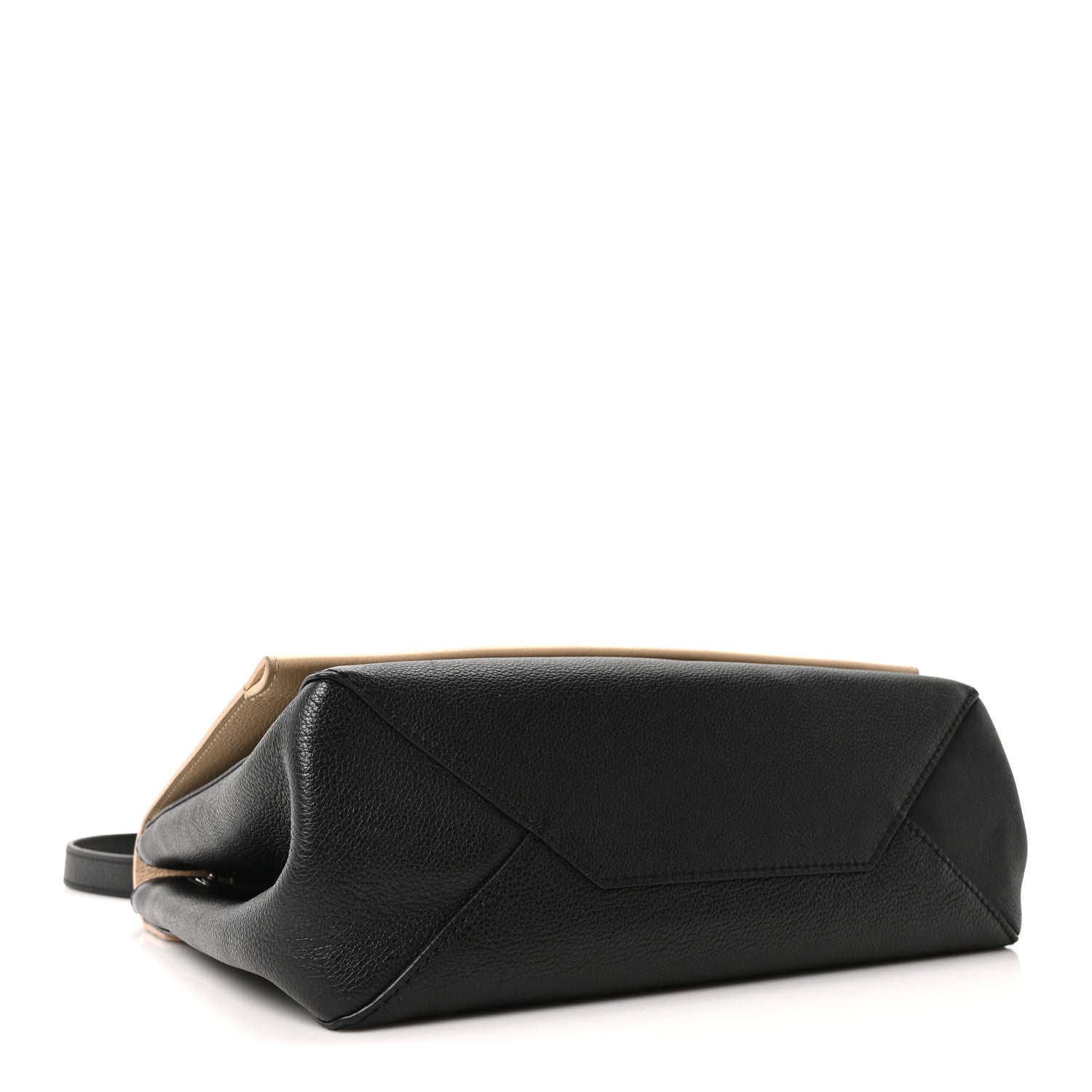 Louis Vuitton Soft Calfskin Lockme II Top Handle Vanille Black