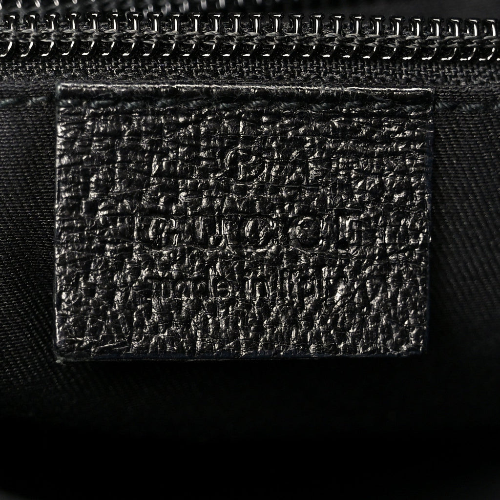 Gucci GG Monogram Messenger Crossbody Bag Black