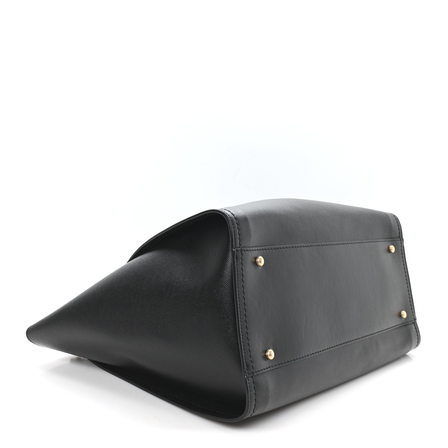 Chanel Caviar Medium Studded Deauville Tote Black