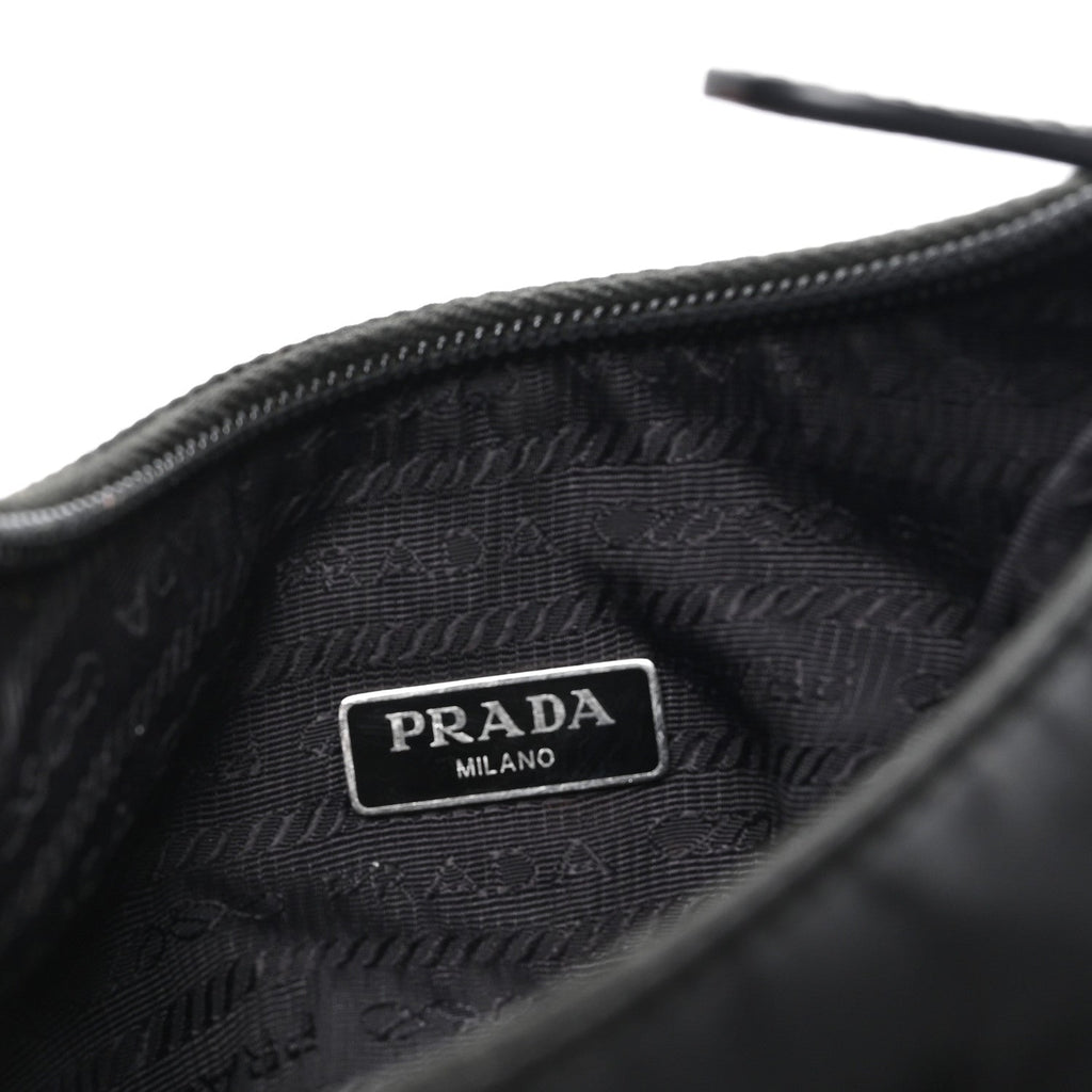 Prada Tessuto Nylon Mini Re-Edition 2000 Bag Black