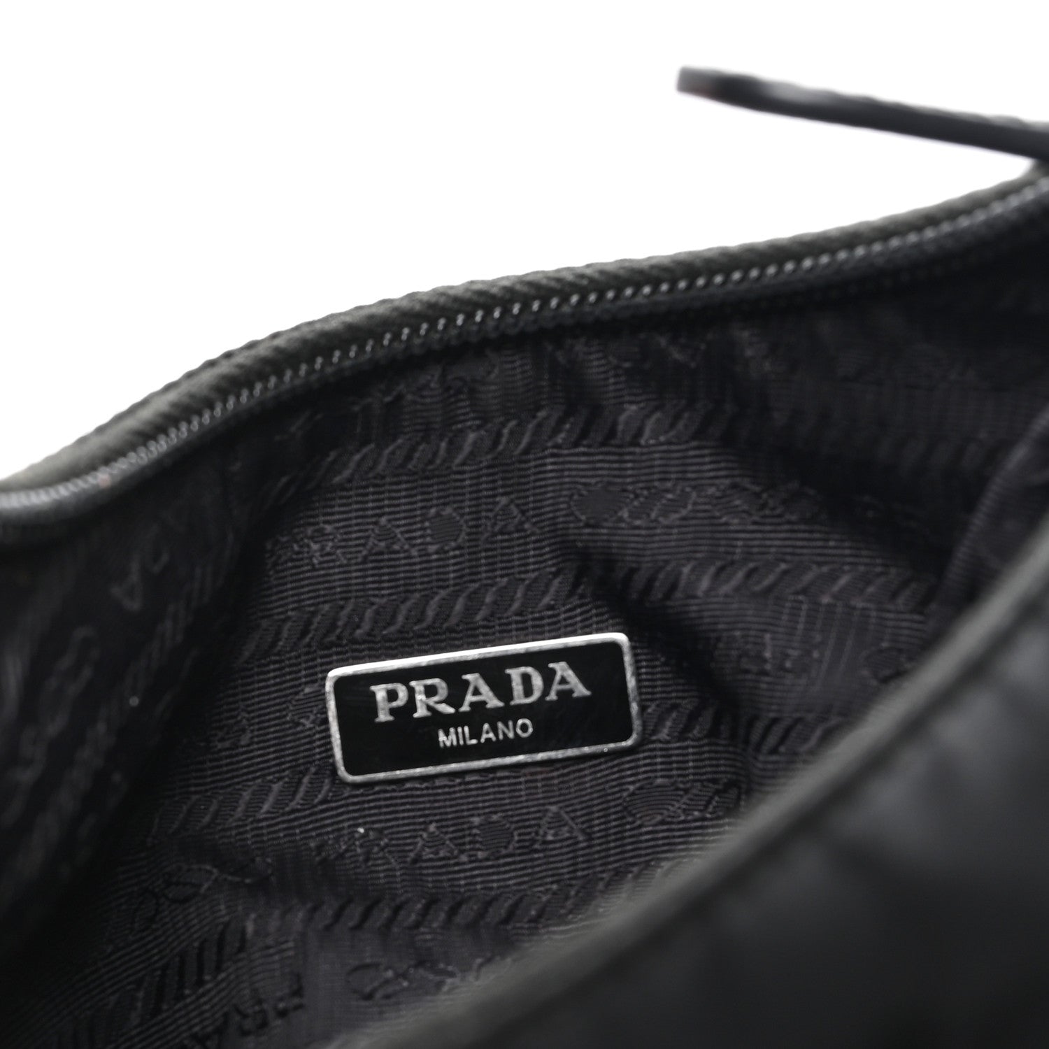 Prada Tessuto Nylon Mini Re-Edition 2000 Bag Black
