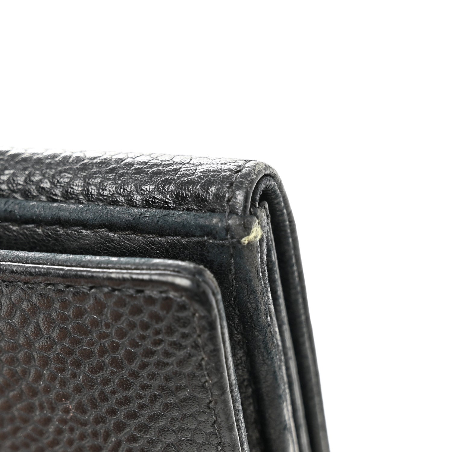 Caviar Timeless CC Compact French Wallet Black