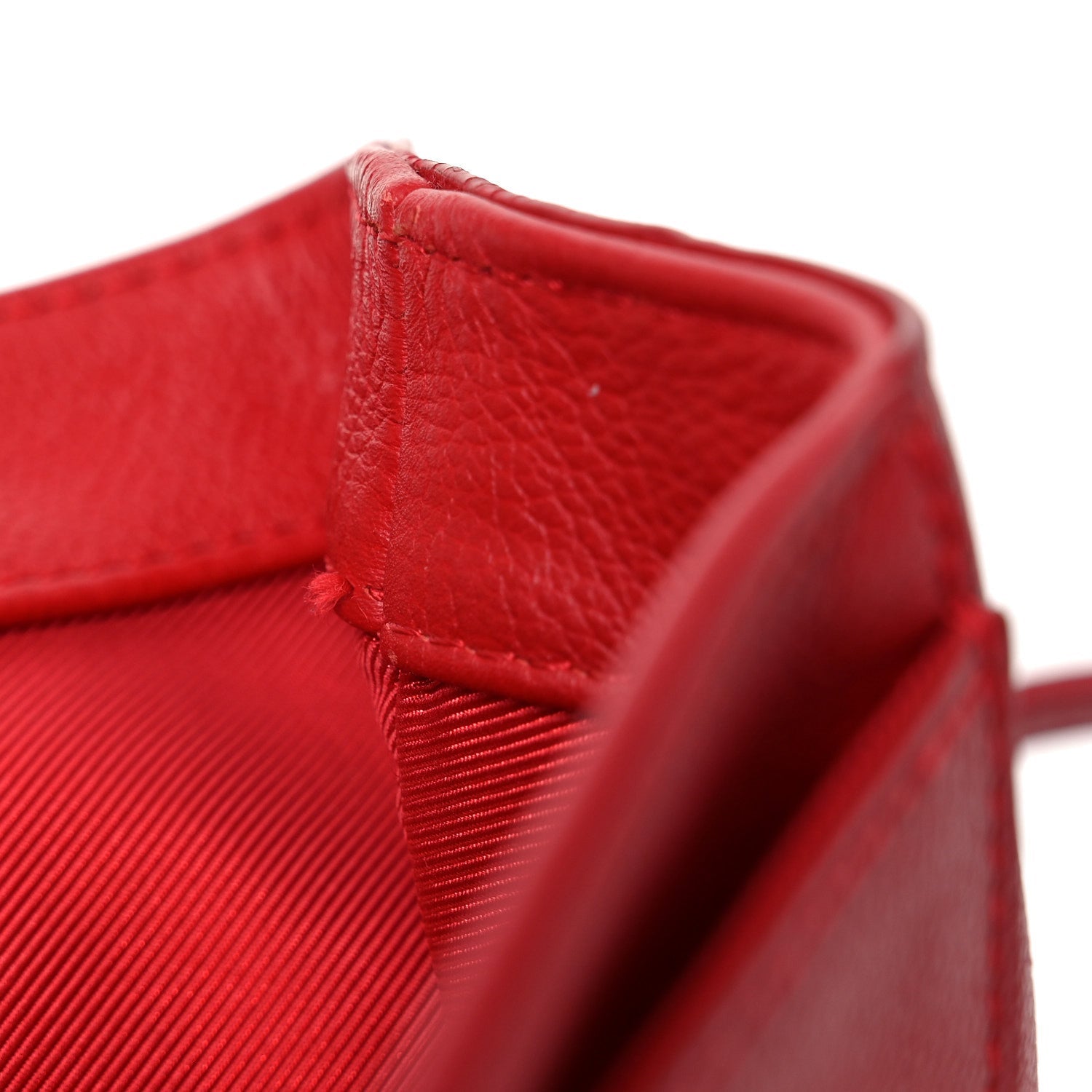 Louis Vuitton Calfskin Lockme II Chain Bag BB Rubis