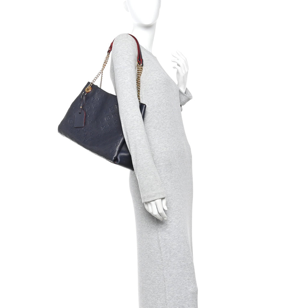 Louis Vuitton Empreinte Surene MM Marine Rouge