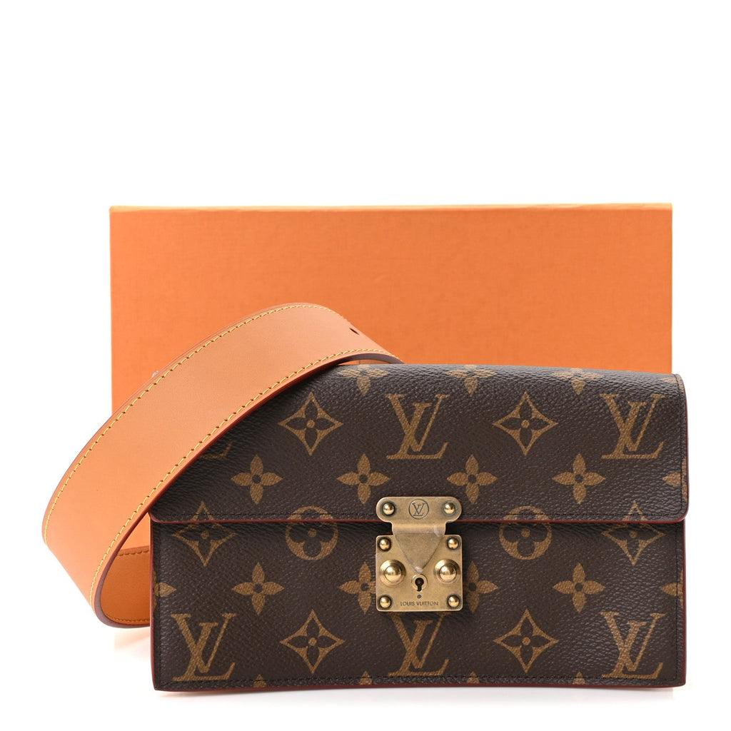 Louis Vuitton Monogram S Lock Belt Pouch MM