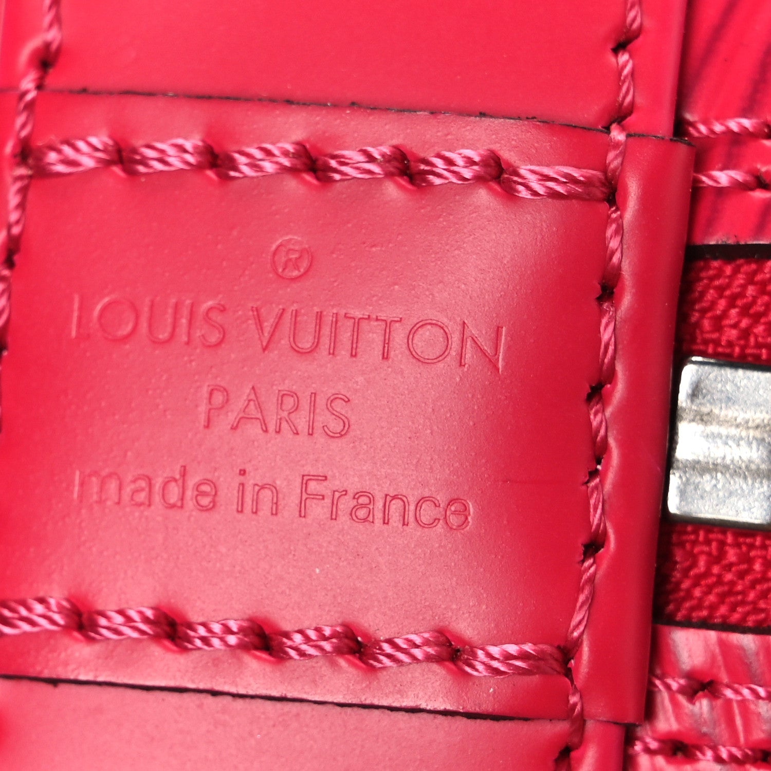 Louis Vuitton Epi Alma BB Grenade