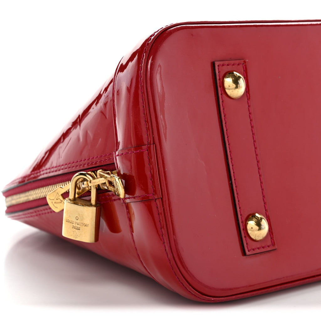 Louis Vuitton Vernis Alma PM Rose Indien