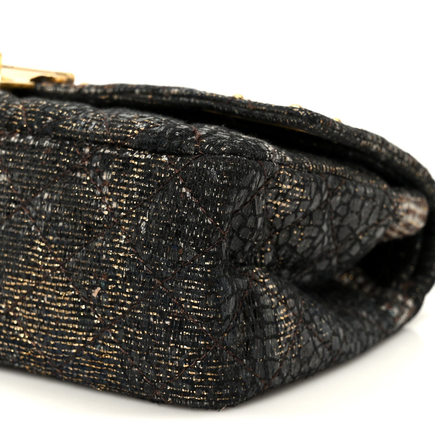 Chanel Metallic Glazed Tweed Quilted 2.55 Paris Shanghai Reissue 226 Flap Multicolor
