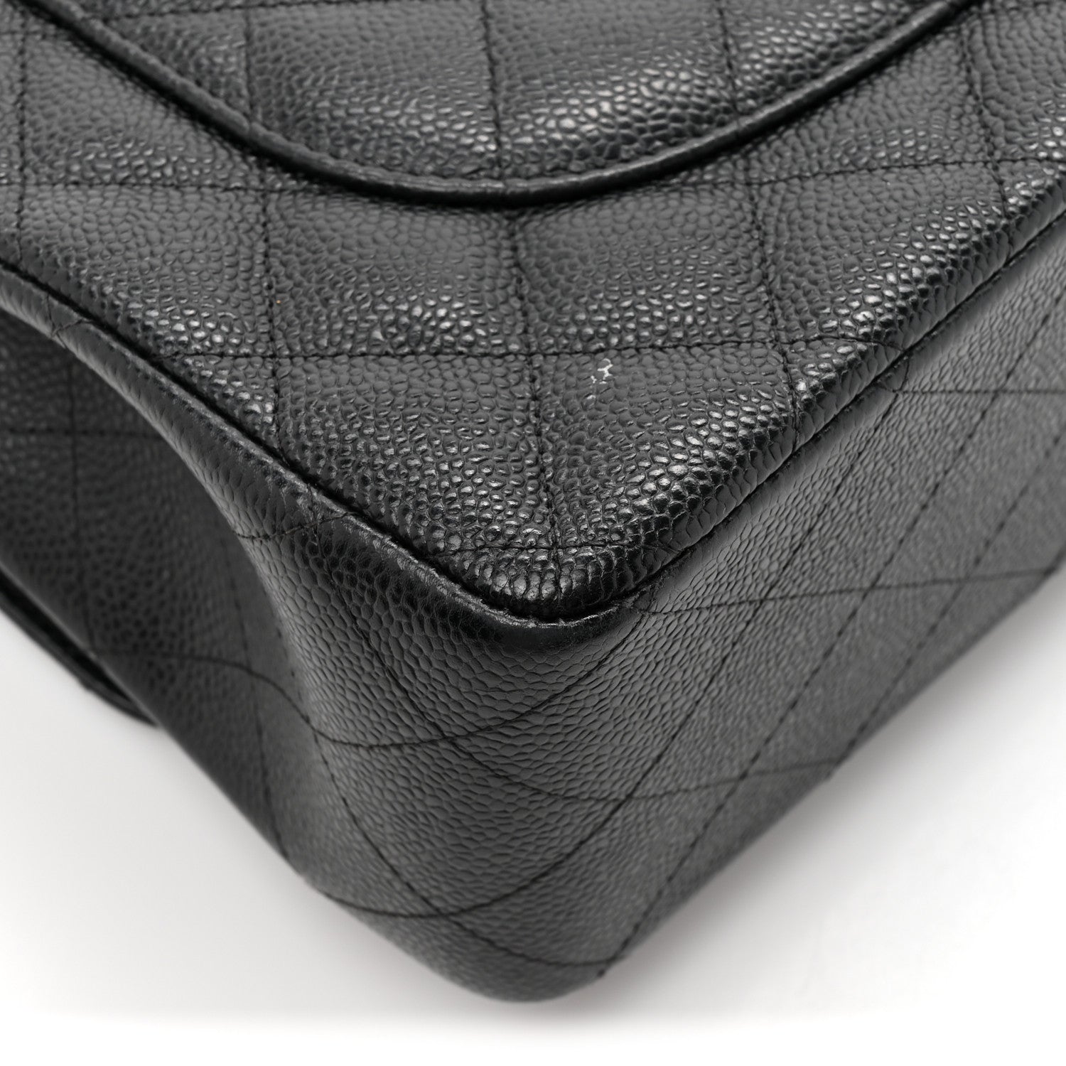 Chanel Caviar Quilted Jumbo Double Flap Black