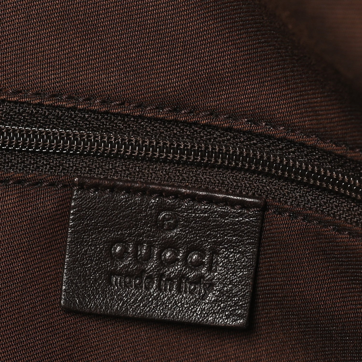 Gucci Monogram Medium Sukey Boston Bag Dark Brown
