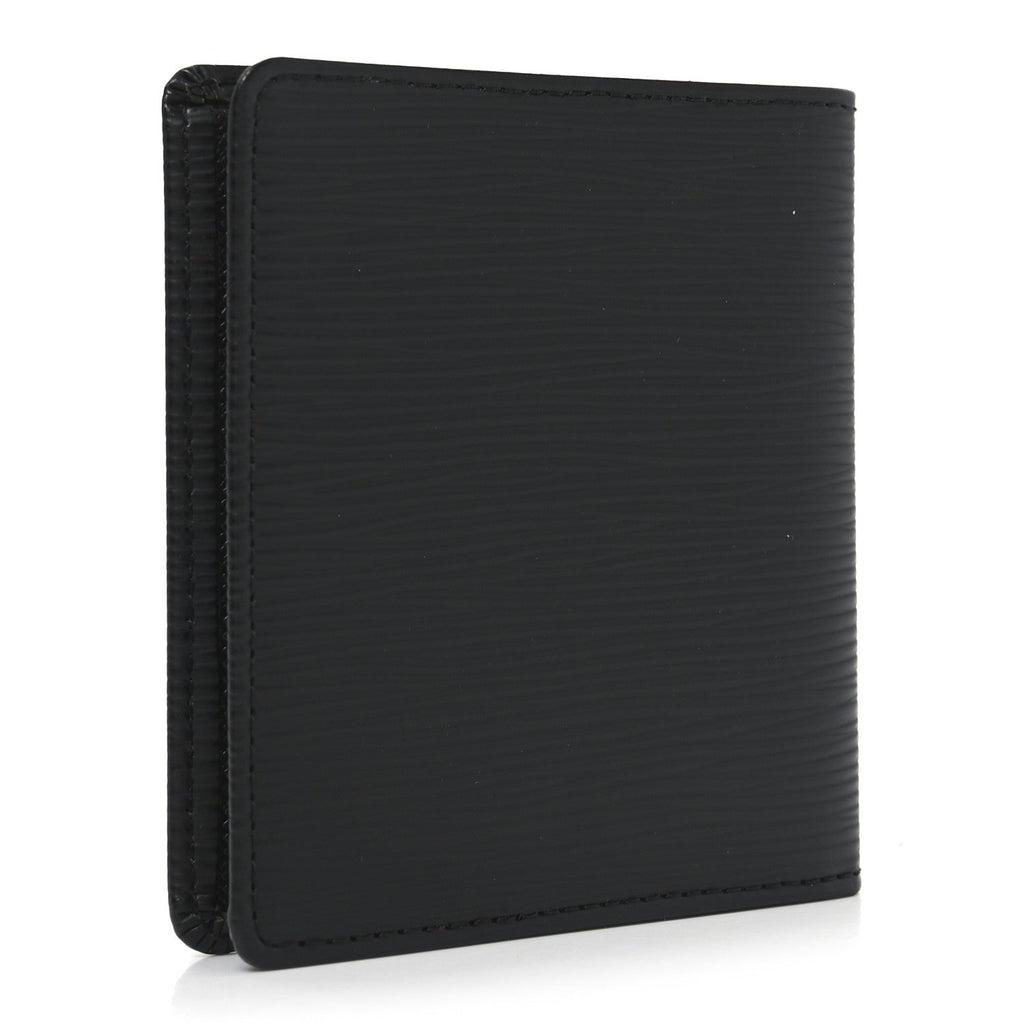 Louis Vuitton Epi 6 Card Billfold Wallet Black
