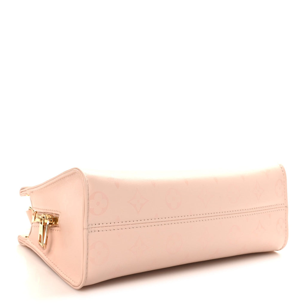 Louis Vuitton Calfskin OnTheGo East West Pearl Pink