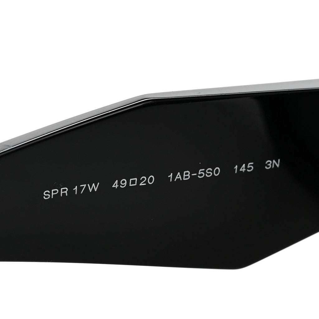 Prada Acetate Symbole Sunglasses SPR 17W Black