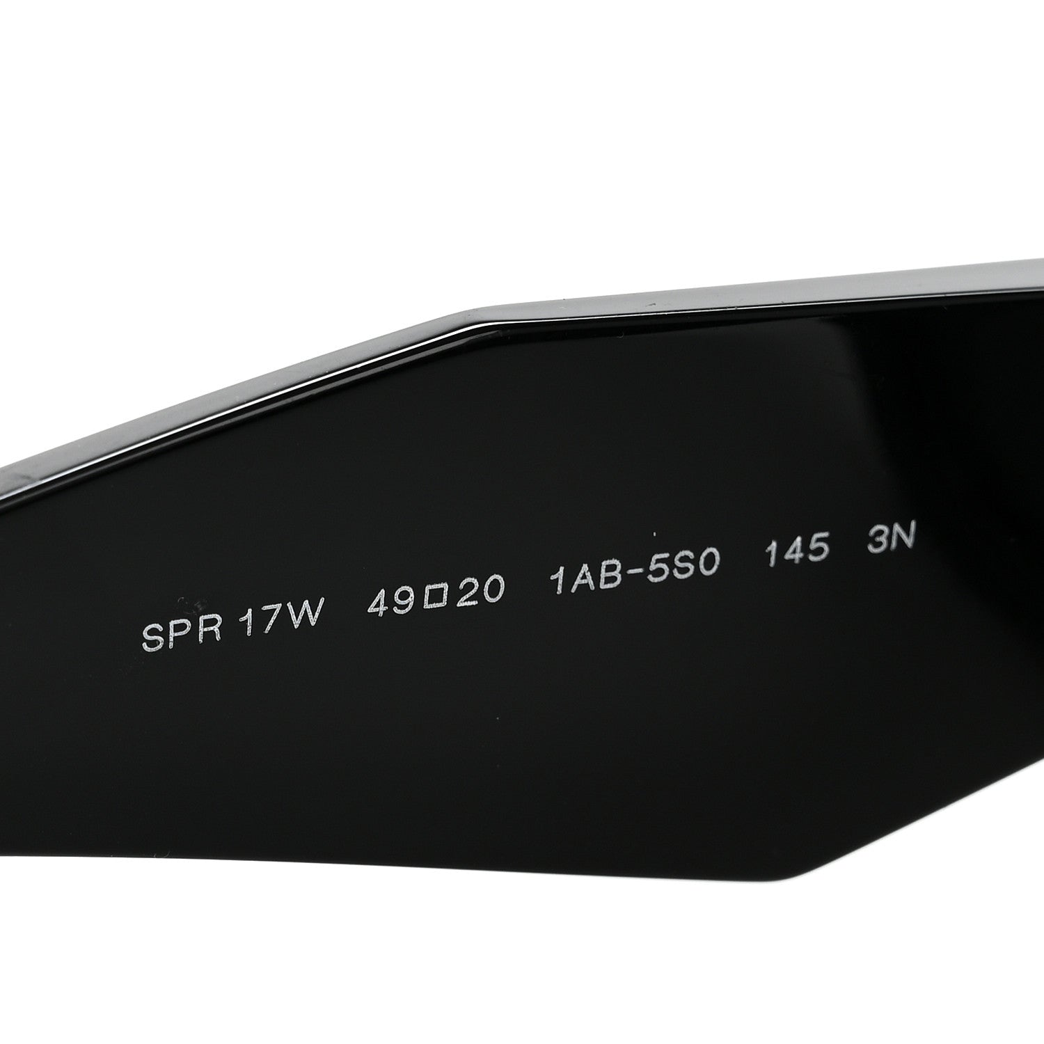 Prada Acetate Symbole Sunglasses SPR 17W Black