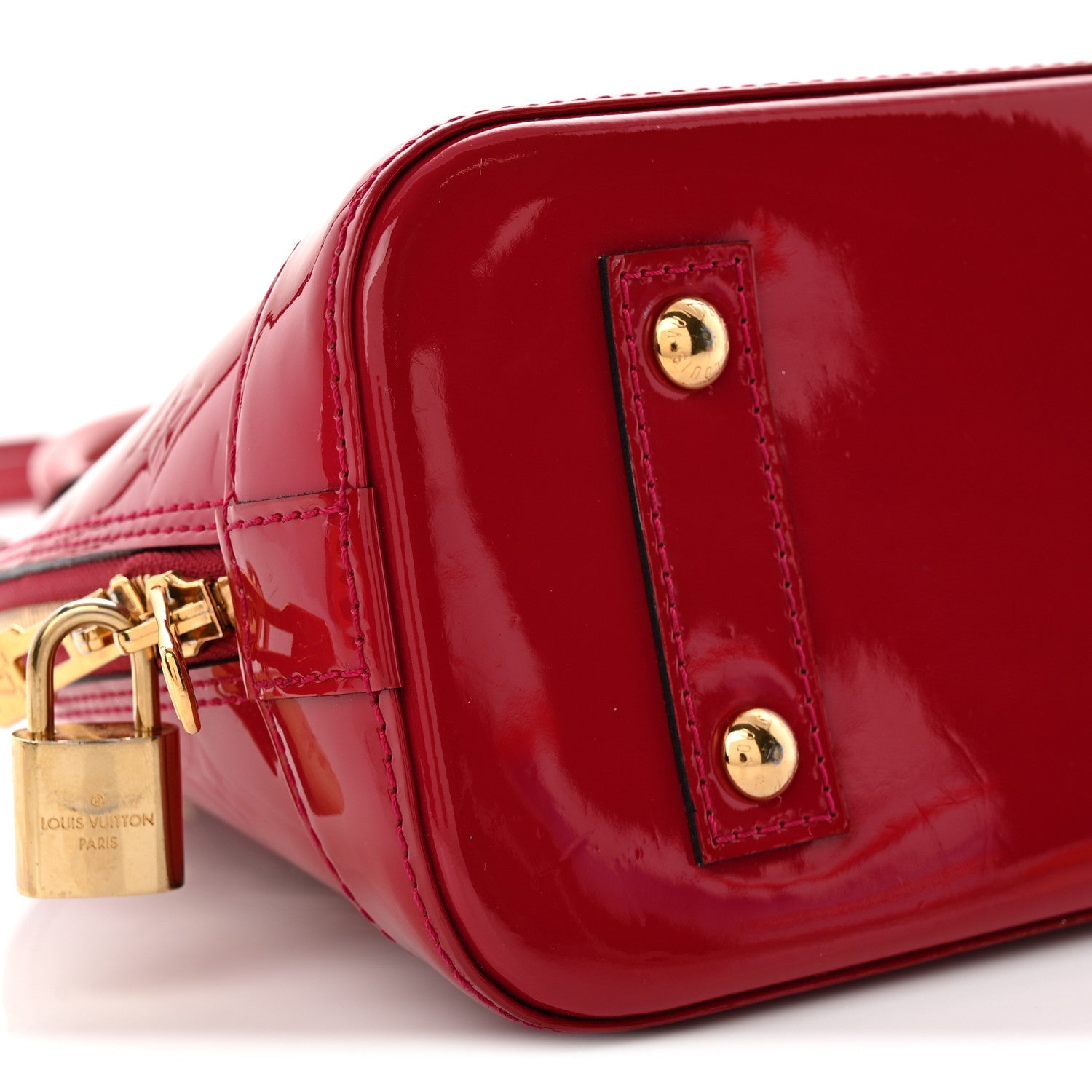 Louis Vuitton Vernis Alma BB Rose Indien