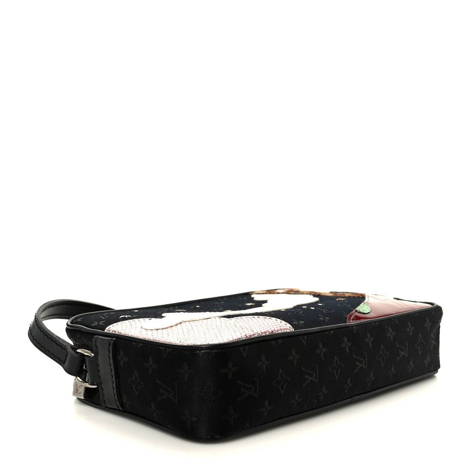 Louis Vuitton Satin Mini Monogram Conte De Fees Pochette Black