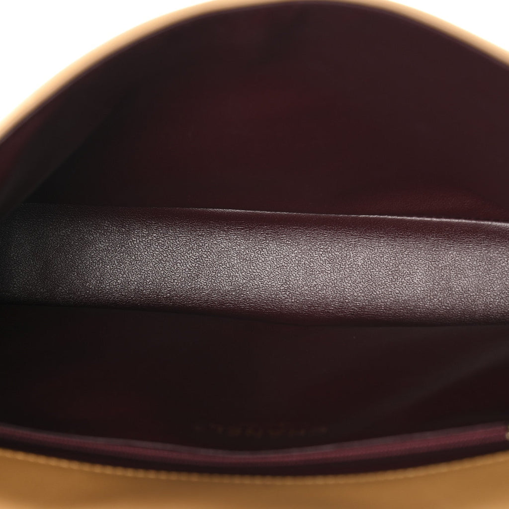 Chanel Lambskin Quilted Medium Diamond CC Flap Beige
