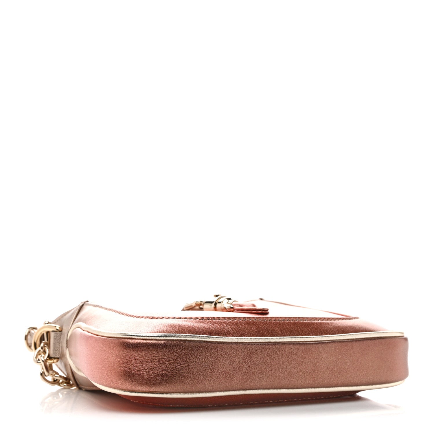 Gucci Metallic Faded Nappa Mini Jackie 1961 Copper